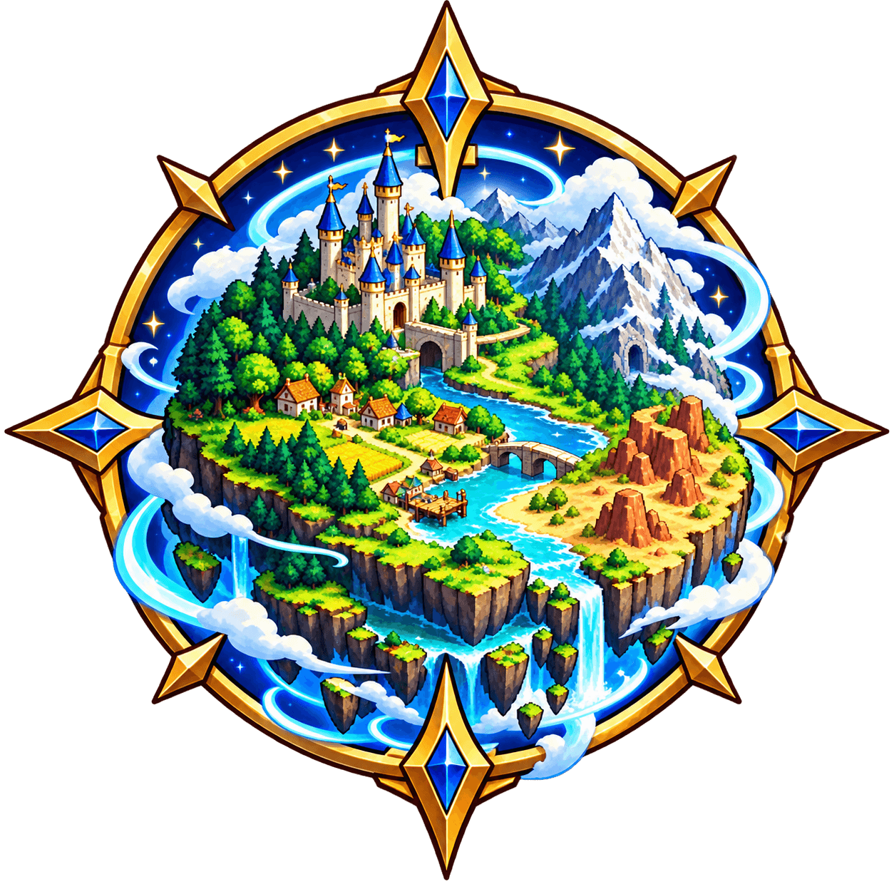 Fantasy World Manager world emblem